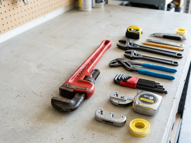 Professional plumbers in Delaware equipped with top-tier tools for residential and commercial plumbing services.